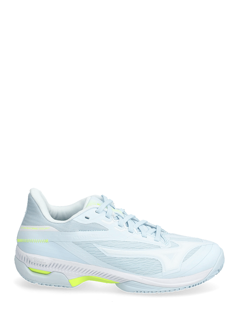Mizuno - WAVE EXCEED COURT CC(W) - tennisejalatsid - ice water/lightning yellow/ancient water - 1