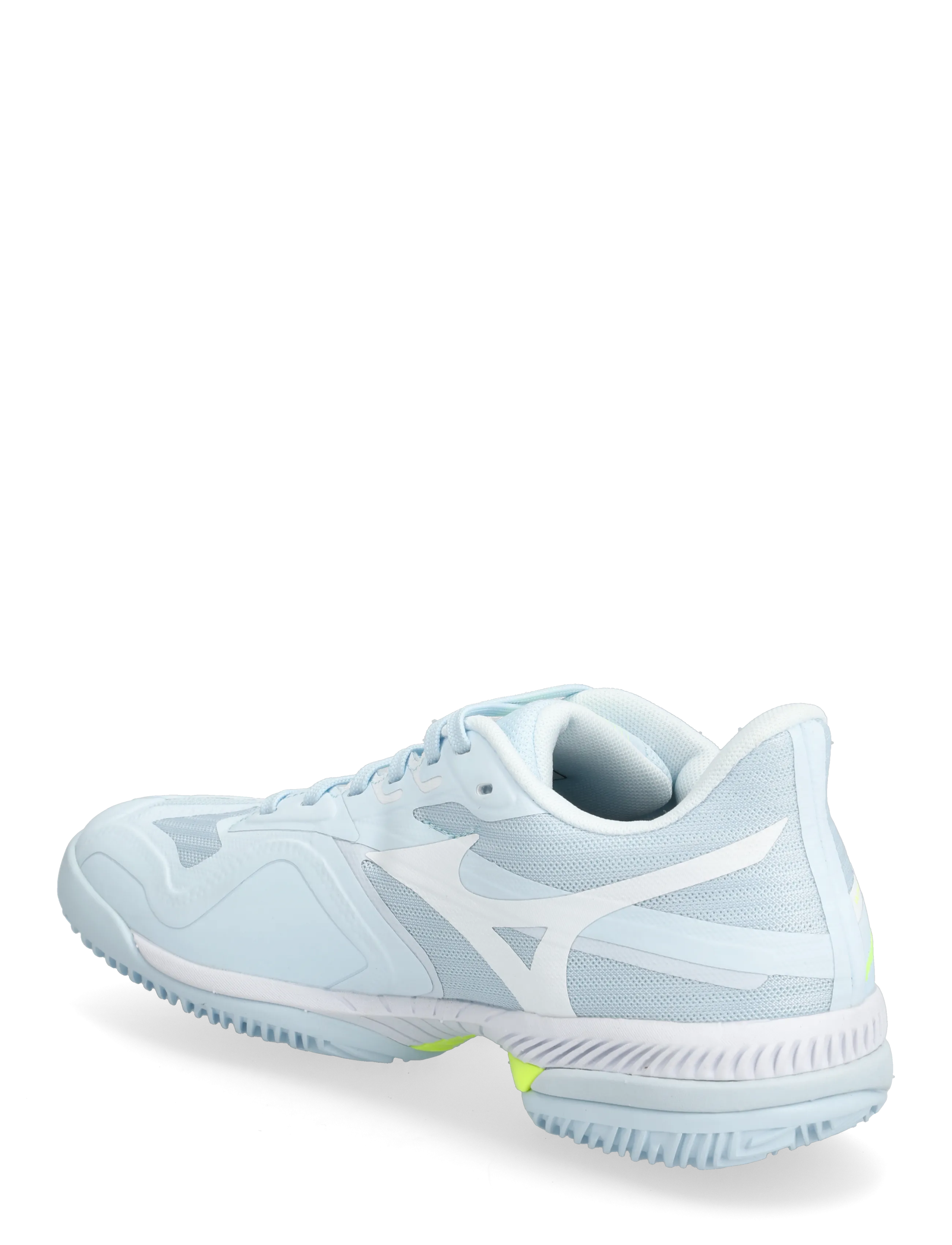 Mizuno - WAVE EXCEED COURT CC(W) - tennisskor - ice water/lightning yellow/ancient water - 2