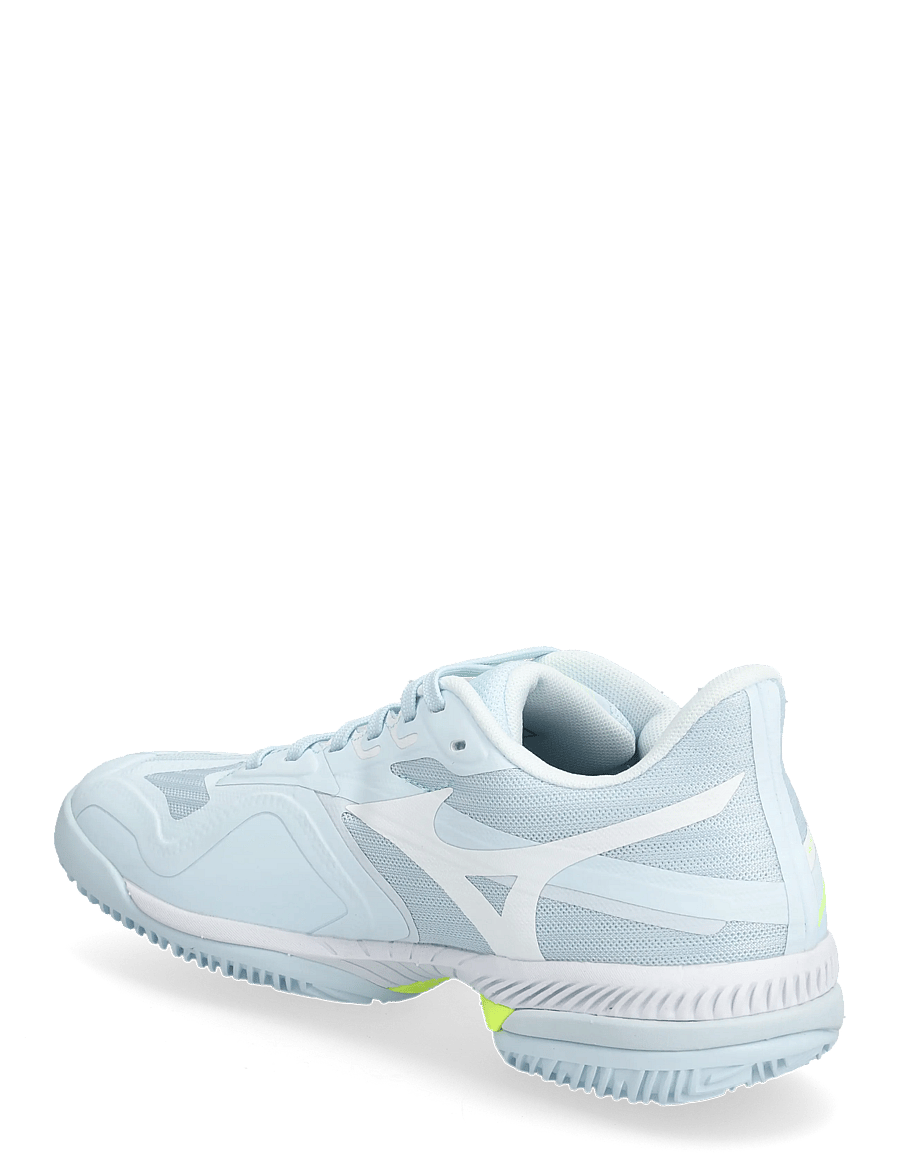 Mizuno - WAVE EXCEED COURT CC(W) - tennisskor - ice water/lightning yellow/ancient water - 2
