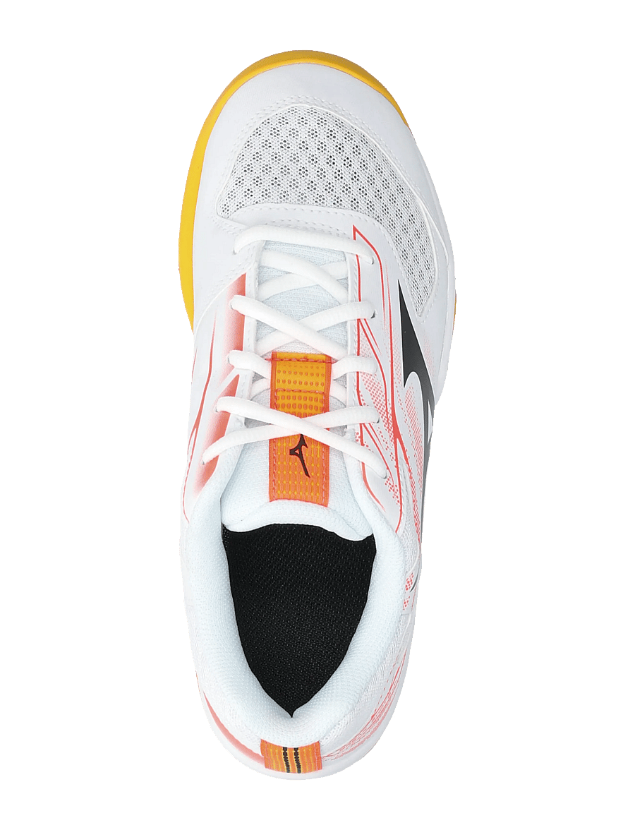 Mizuno - BREAK SHOT 5 Jr. CC(C) - träningsskor - white/calypso coral/citrus - 3