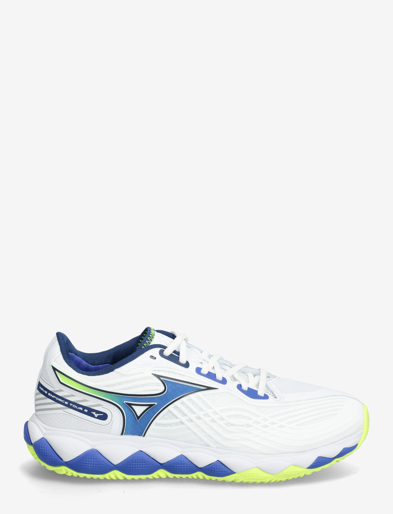 Mizuno - WAVE ENFORCE TOUR 2 CC(U) - tennisschuhe - white/dazzling blue/lightning yellow - 1