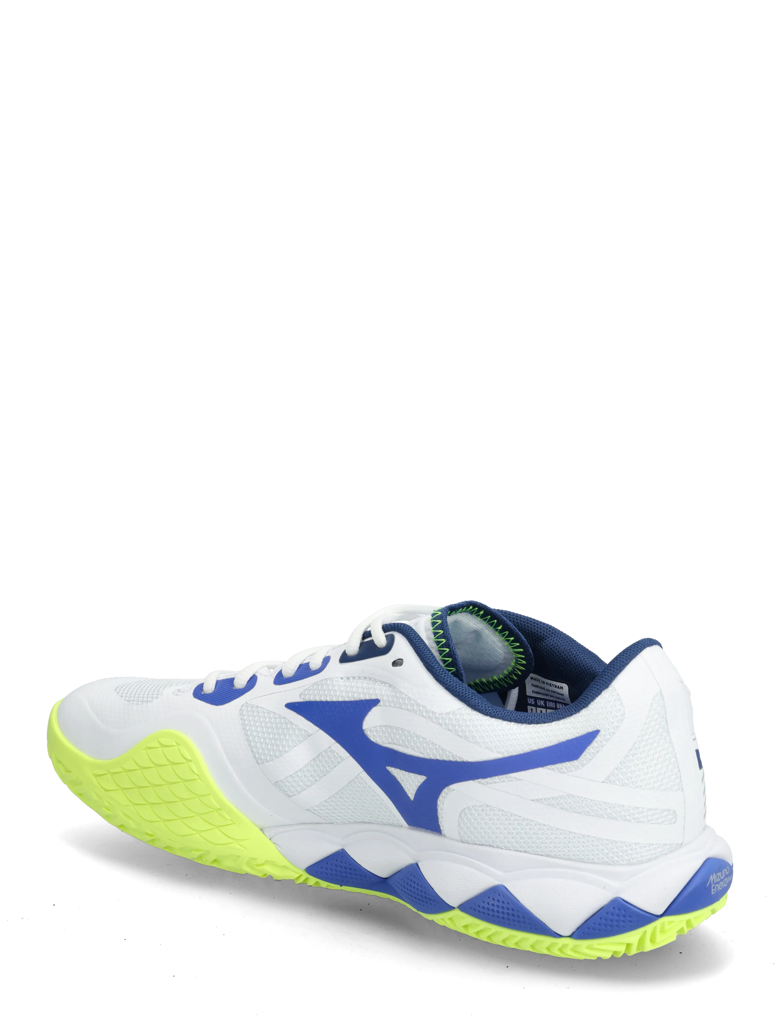 Mizuno - WAVE ENFORCE TOUR 2 CC(U) - tennisskor - white/dazzling blue/lightning yellow - 2