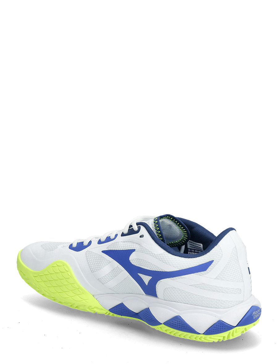 Mizuno - WAVE ENFORCE TOUR 2 CC(U) - tennisskor - white/dazzling blue/lightning yellow - 2