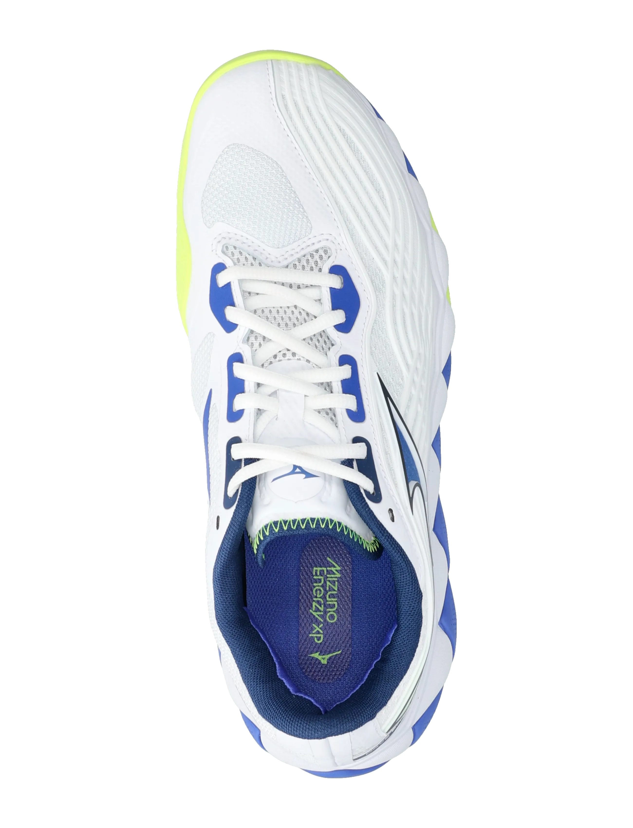 Mizuno - WAVE ENFORCE TOUR 2 CC(U) - tennisskor - white/dazzling blue/lightning yellow - 3