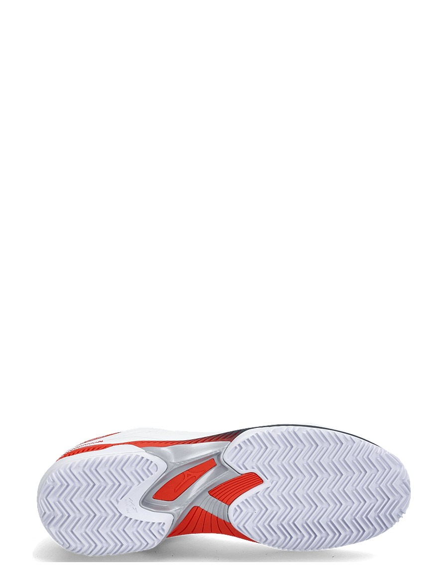 Mizuno - WAVE EXCEED COURT CC(U) - tennisejalatsid - white/insignia blue/orange.com - 4