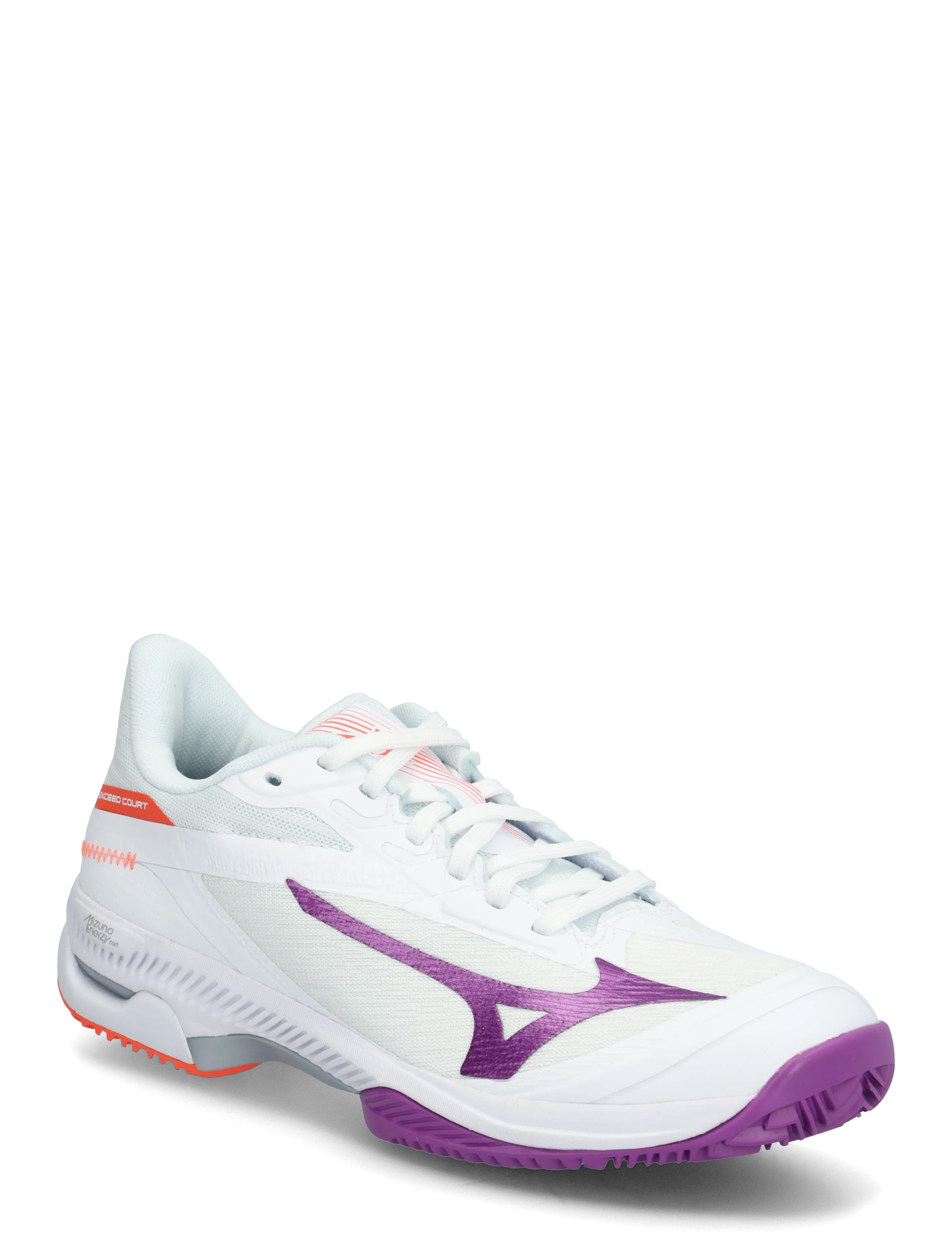Mizuno WAVE EXCEED COURT CC(W) - Alles anzeigen - WHITE/DAHLIA/LAVA ORANGE / white