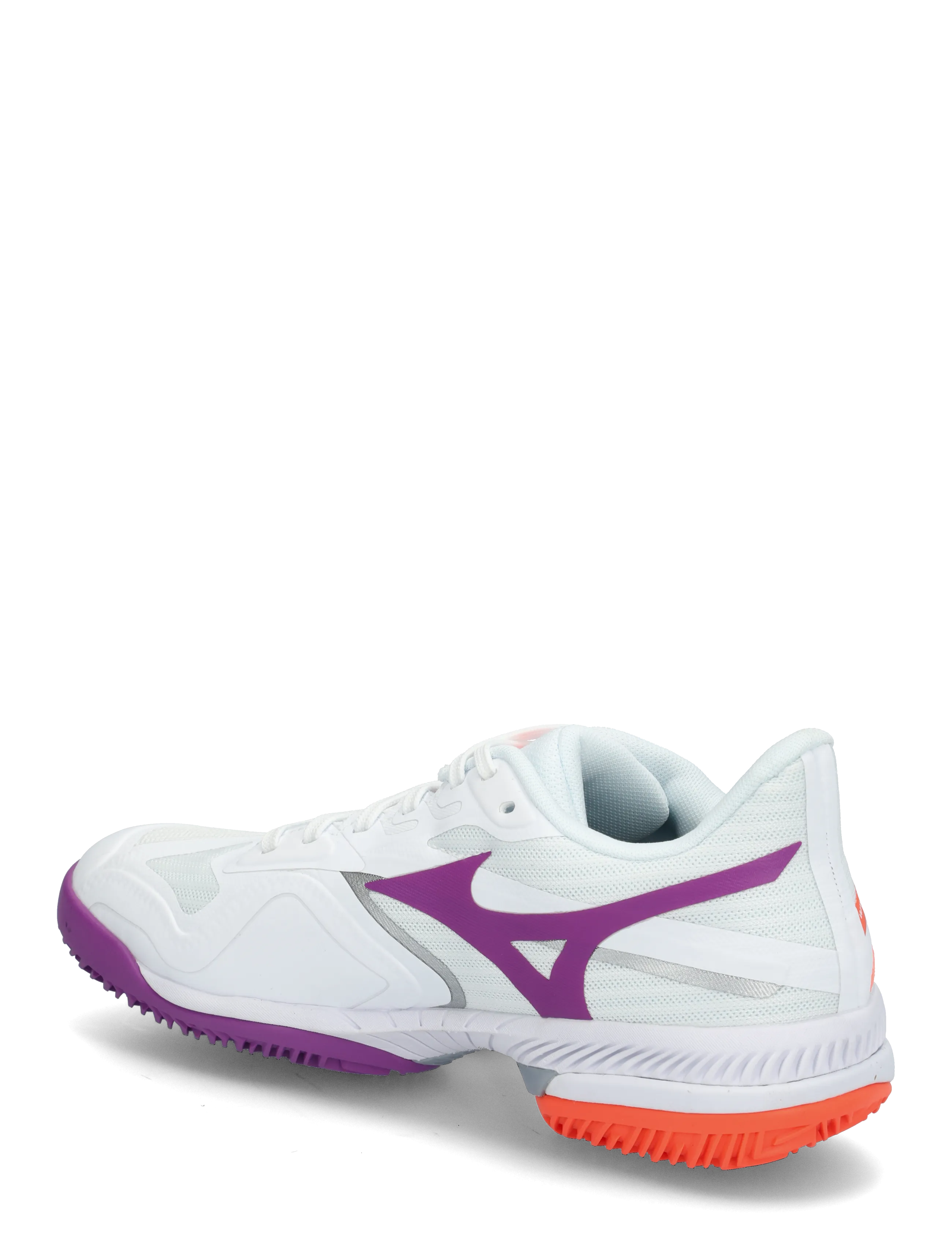 Mizuno - WAVE EXCEED COURT CC(W) - tennisschuhe - white/dahlia/lava orange - 1
