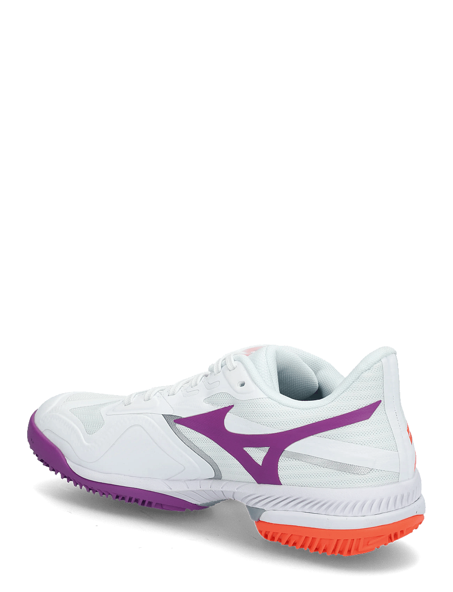 Mizuno - WAVE EXCEED COURT CC(W) - tennisschuhe - white/dahlia/lava orange - 1