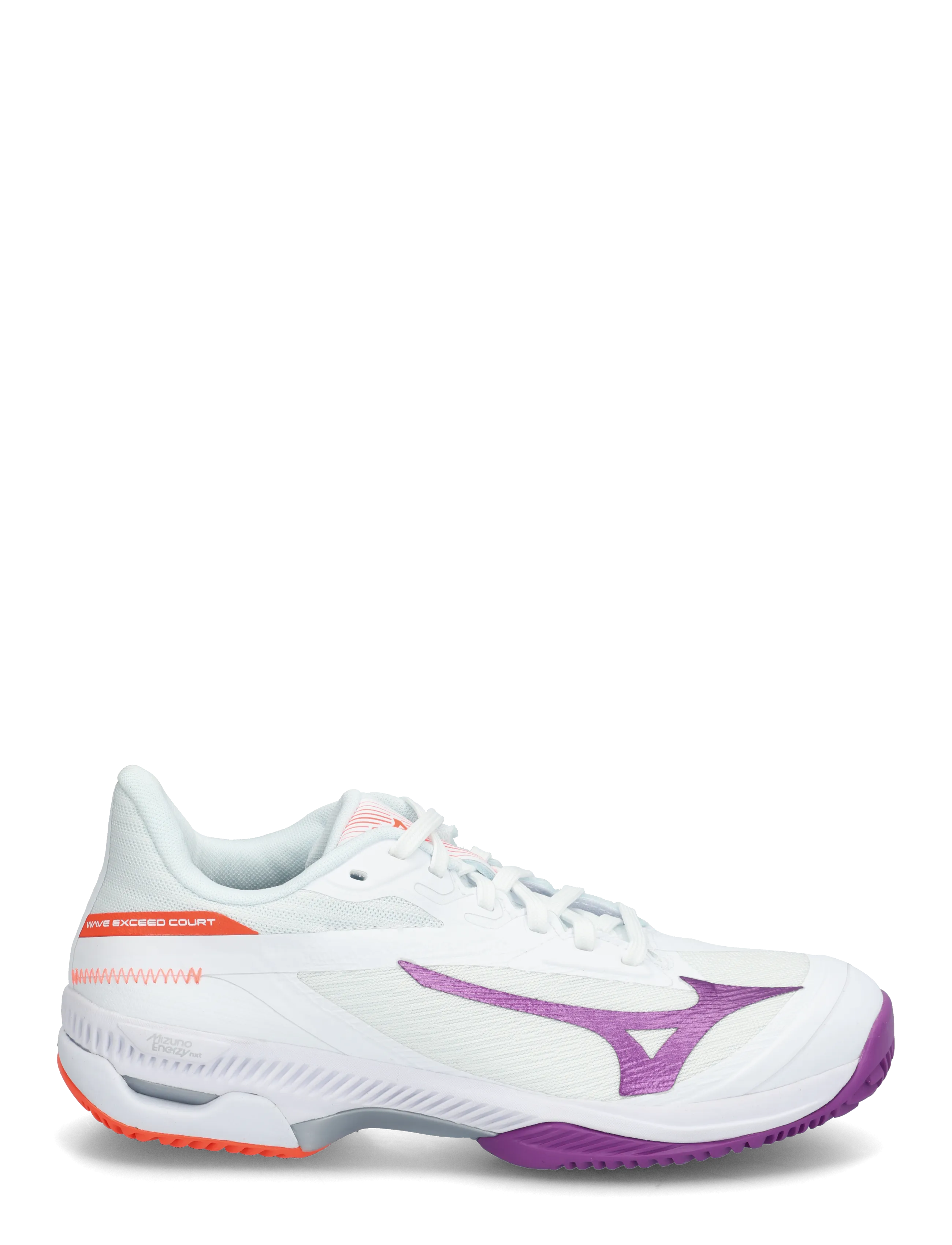 Mizuno - WAVE EXCEED COURT CC(W) - tennisschuhe - white/dahlia/lava orange - 2