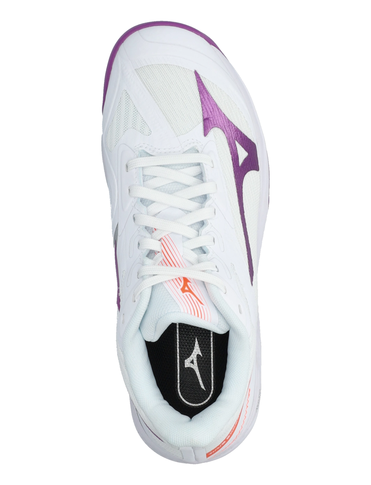 Mizuno - WAVE EXCEED COURT CC(W) - white/dahlia/lava orange - 3