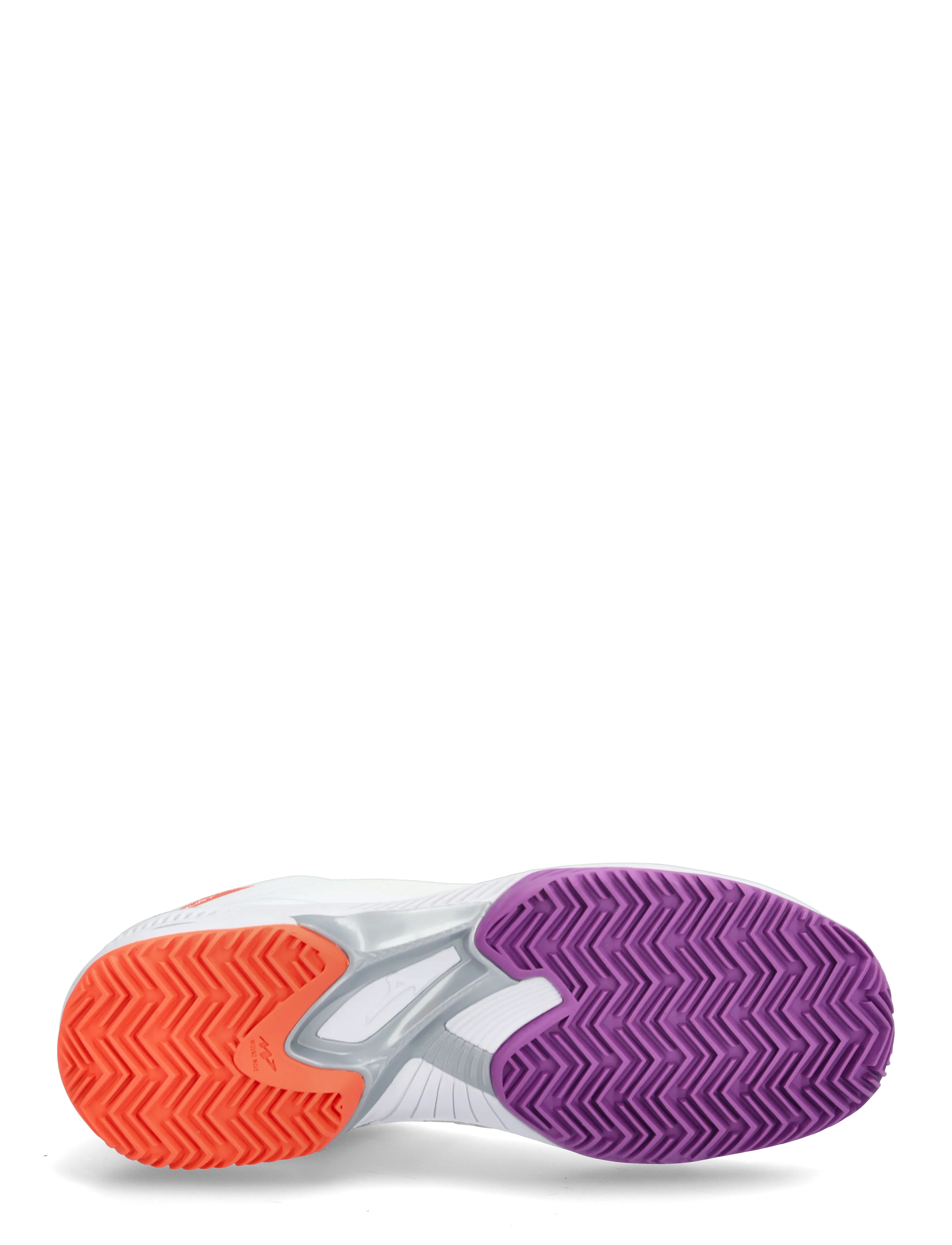 Mizuno - WAVE EXCEED COURT CC(W) - tennisschuhe - white/dahlia/lava orange - 4