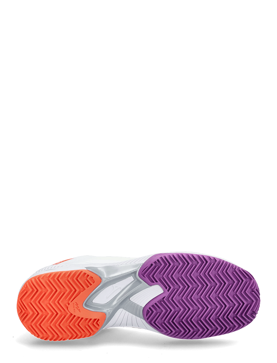 Mizuno - WAVE EXCEED COURT CC(W) - tennisschuhe - white/dahlia/lava orange - 4