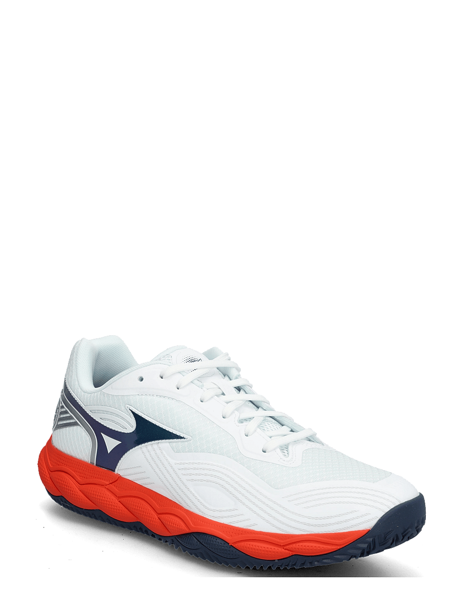 Mizuno - WAVE ENFORCE COURT 2 CC(U) - tennissko - white/insignia blue/orange.com - 0