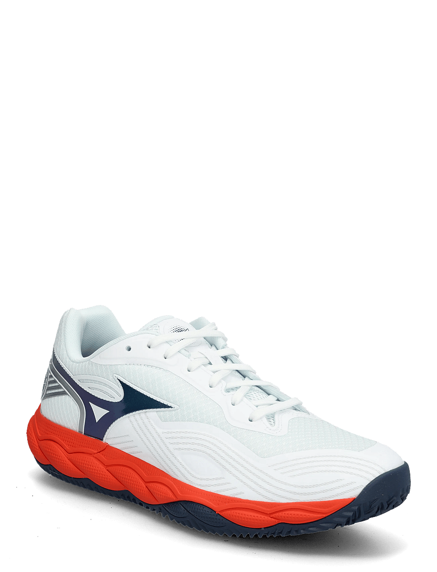 Mizuno - WAVE ENFORCE COURT 2 CC(U) - tennisejalatsid - white/insignia blue/orange.com - 0