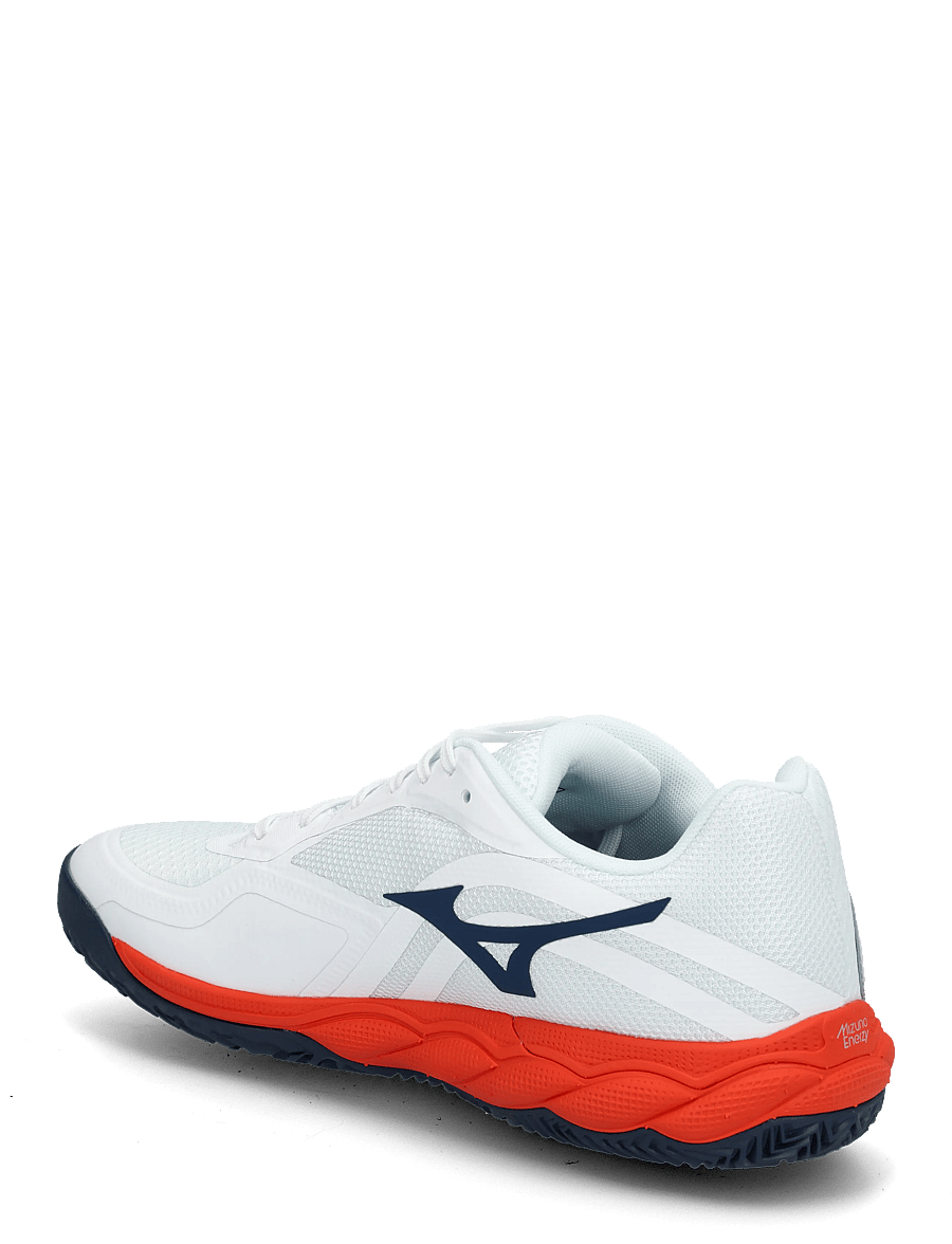 Mizuno - WAVE ENFORCE COURT 2 CC(U) - tennisejalatsid - white/insignia blue/orange.com - 1