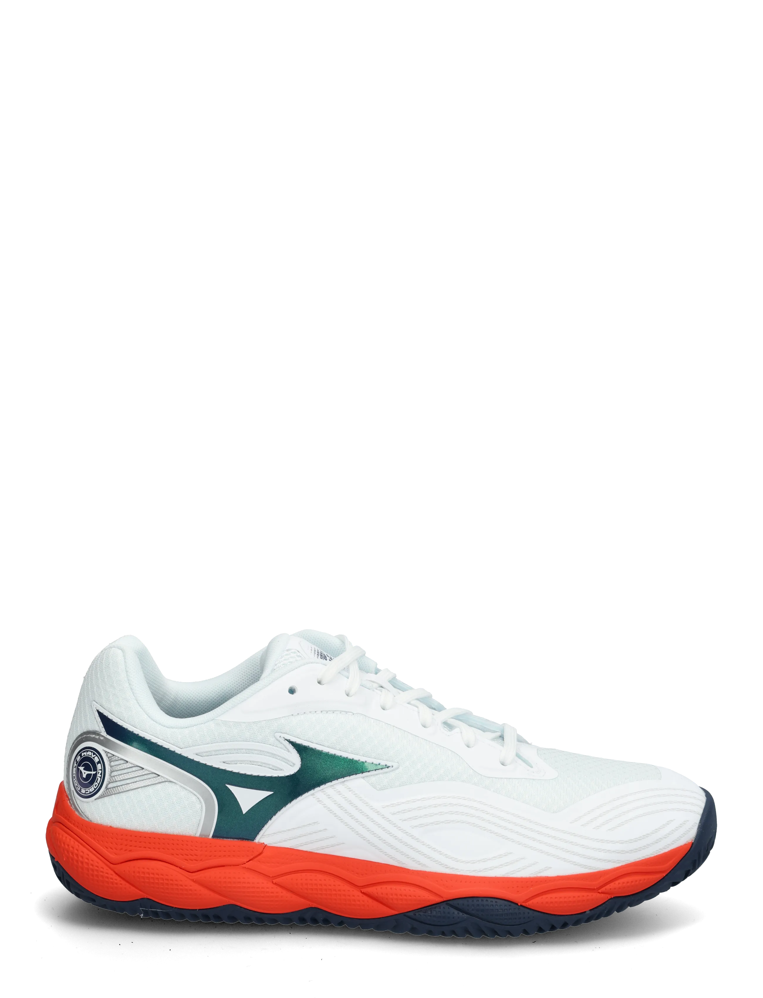 Mizuno - WAVE ENFORCE COURT 2 CC(U) - tennis shoes - white/insignia blue/orange.com - 2