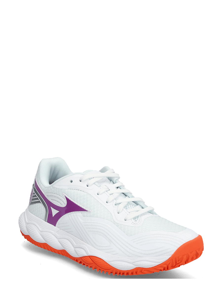 Mizuno - WAVE ENFORCE COURT 2 CC(W) - tennissko - white/dahlia/sunstone - 0