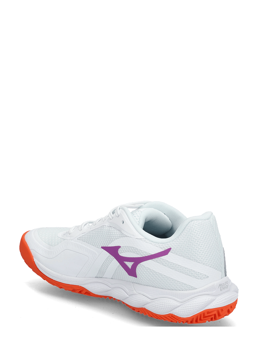 Mizuno - WAVE ENFORCE COURT 2 CC(W) - tennissko - white/dahlia/sunstone - 1