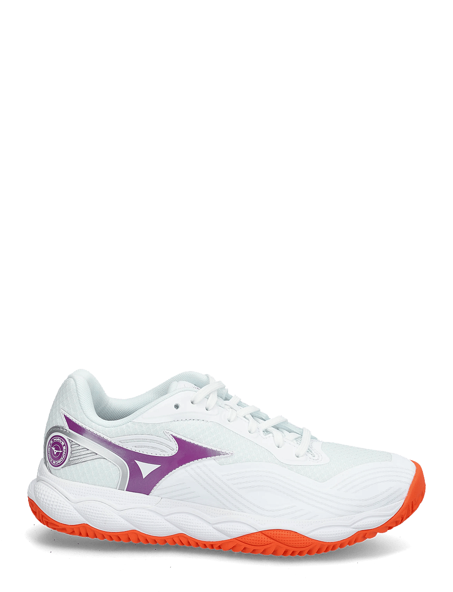 Mizuno - WAVE ENFORCE COURT 2 CC(W) - tennisschuhe - white/dahlia/sunstone - 2