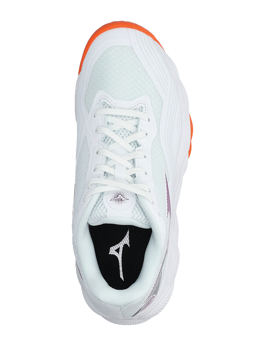 Mizuno - WAVE ENFORCE COURT 2 CC(W) - tennisschuhe - white/dahlia/sunstone - 3
