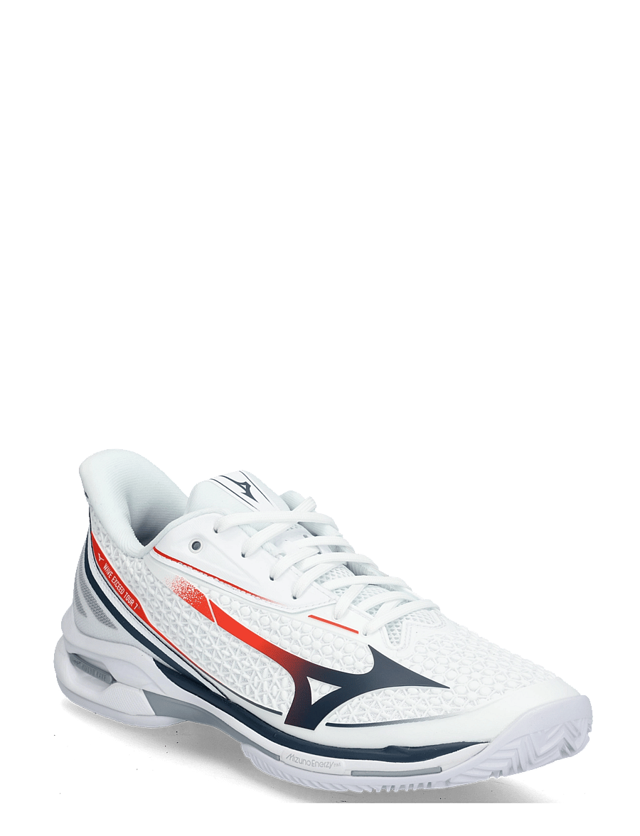 Mizuno - WAVE EXCEED TOUR 7 CC(U) - tennissko - white/insignia blue/orange.com - 0