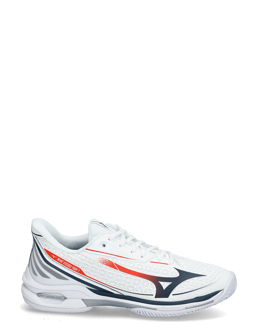 Mizuno - WAVE EXCEED TOUR 7 CC(U) - tennissko - white/insignia blue/orange.com - 2