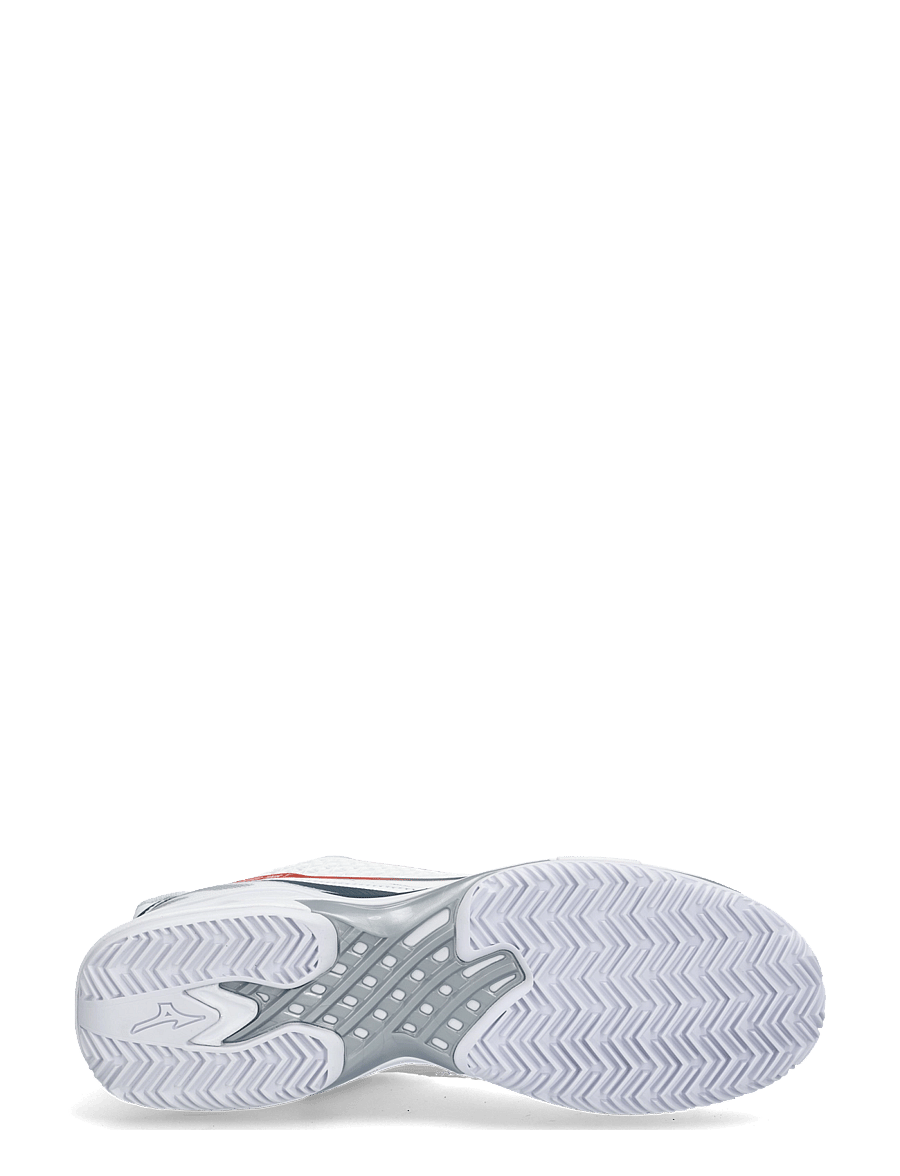Mizuno - WAVE EXCEED TOUR 7 CC(U) - tennissko - white/insignia blue/orange.com - 4