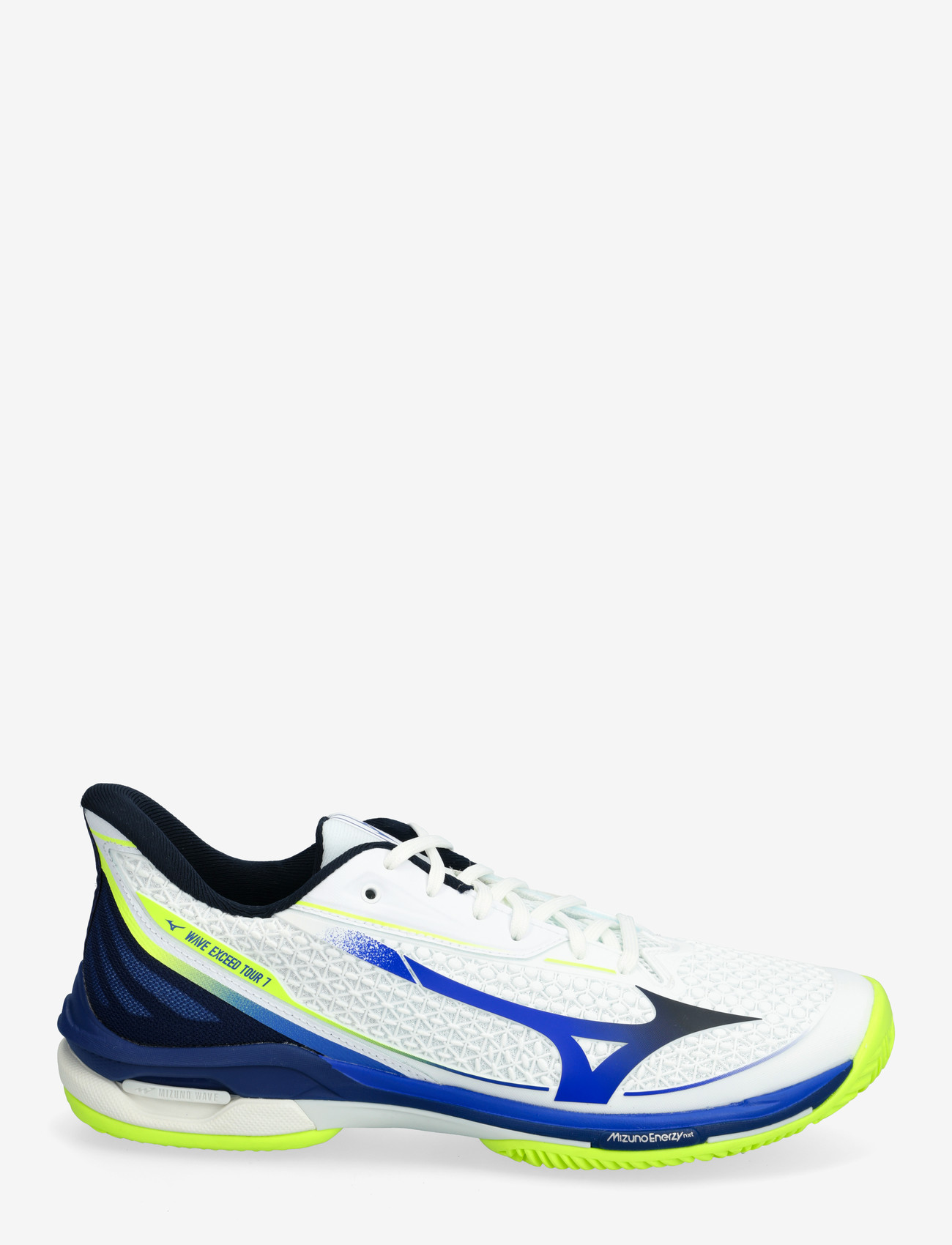 Mizuno - WAVE EXCEED TOUR 7 CC(U) - tennissko - white/dazzling blue/lightning yellow - 1