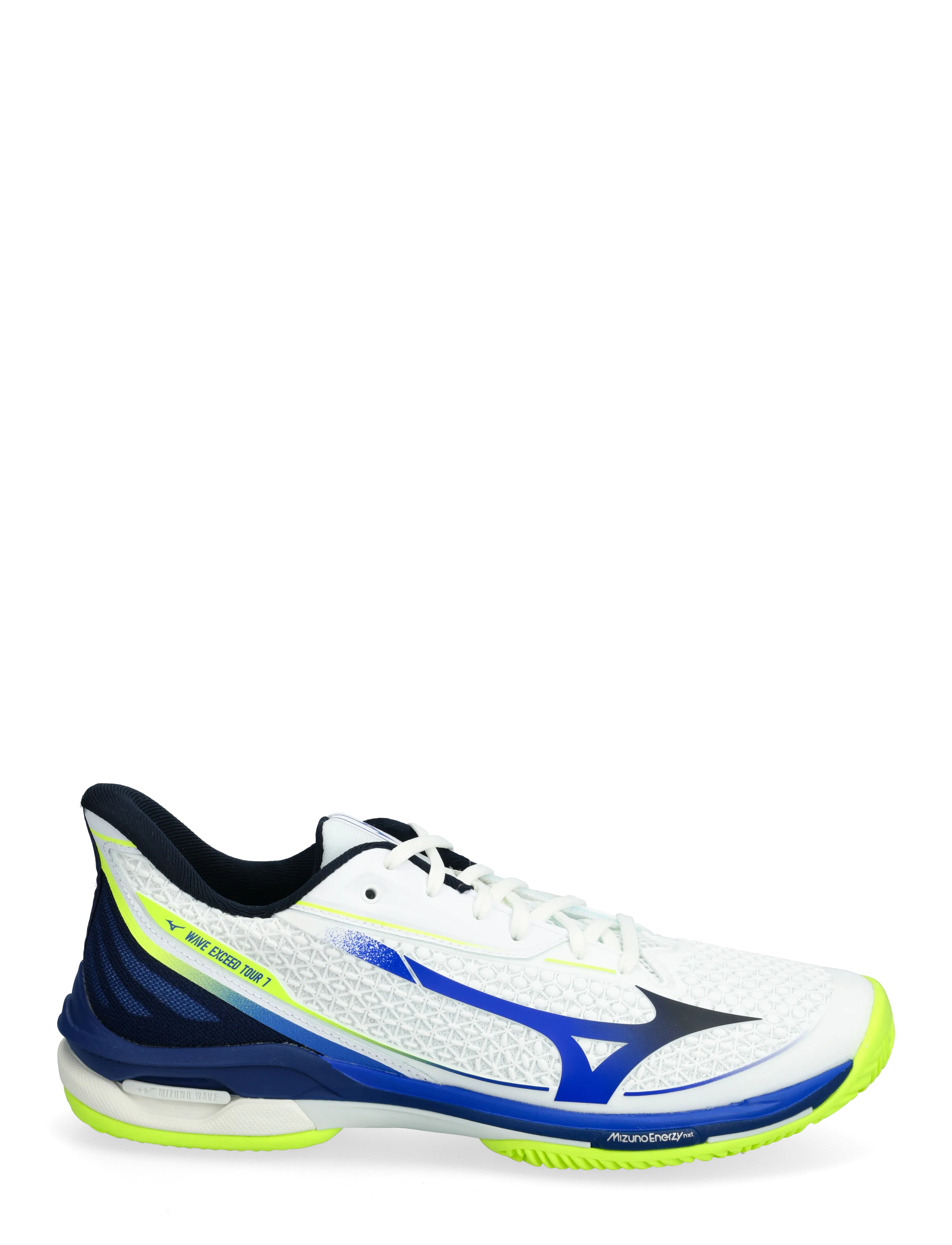 Mizuno - WAVE EXCEED TOUR 7 CC(U) - tennisskor - white/dazzling blue/lightning yellow - 1
