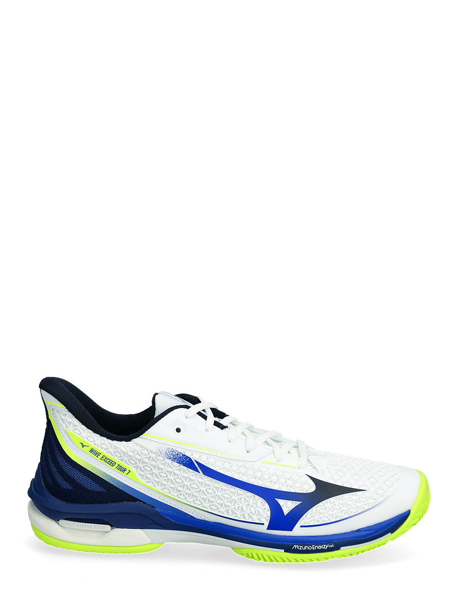 Mizuno - WAVE EXCEED TOUR 7 CC(U) - tennisskor - white/dazzling blue/lightning yellow - 1