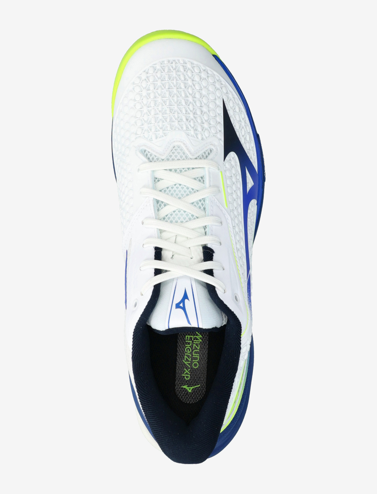 Mizuno - WAVE EXCEED TOUR 7 CC(U) - tennissko - white/dazzling blue/lightning yellow - 3