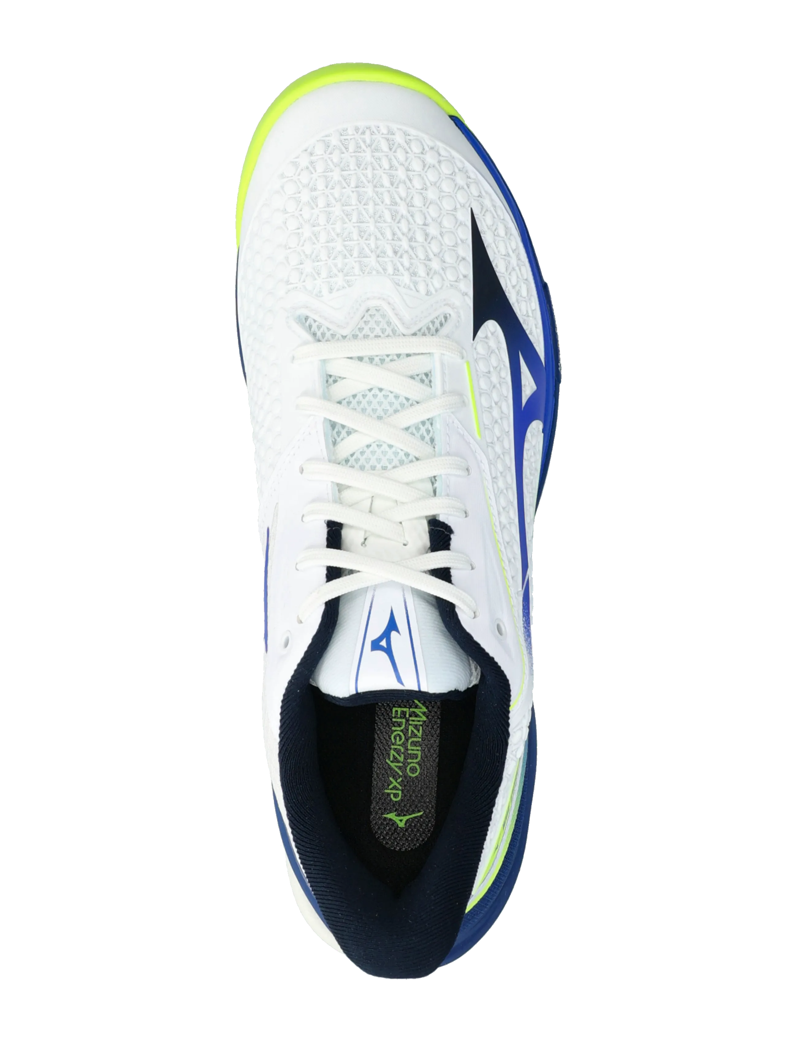 Mizuno - WAVE EXCEED TOUR 7 CC(U) - tennisskor - white/dazzling blue/lightning yellow - 3
