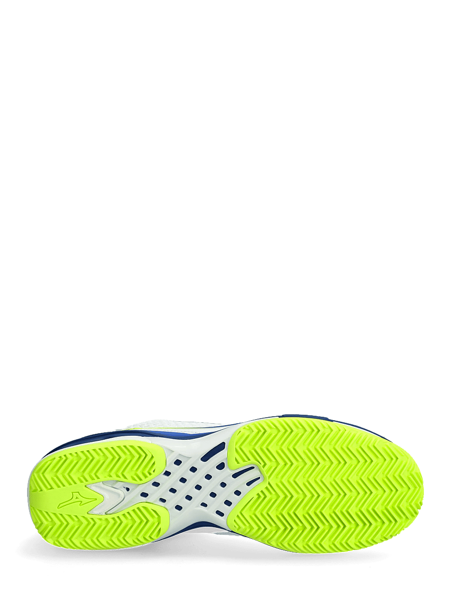 Mizuno - WAVE EXCEED TOUR 7 CC(U) - tennisskor - white/dazzling blue/lightning yellow - 4