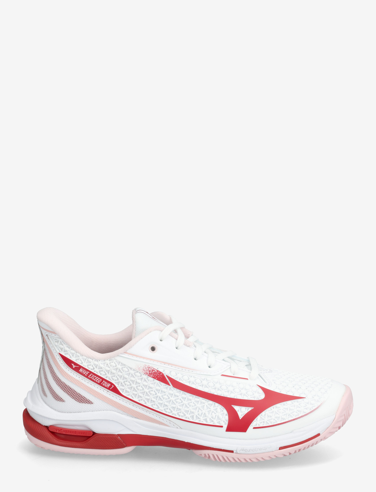 Mizuno - WAVE EXCEED TOUR 7 CC(W) - tennisejalatsid - white/fiery red/pinkesque - 1