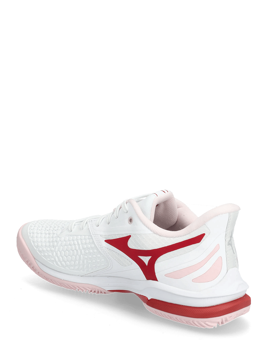 Mizuno - WAVE EXCEED TOUR 7 CC(W) - tennisskor - white/fiery red/pinkesque - 2