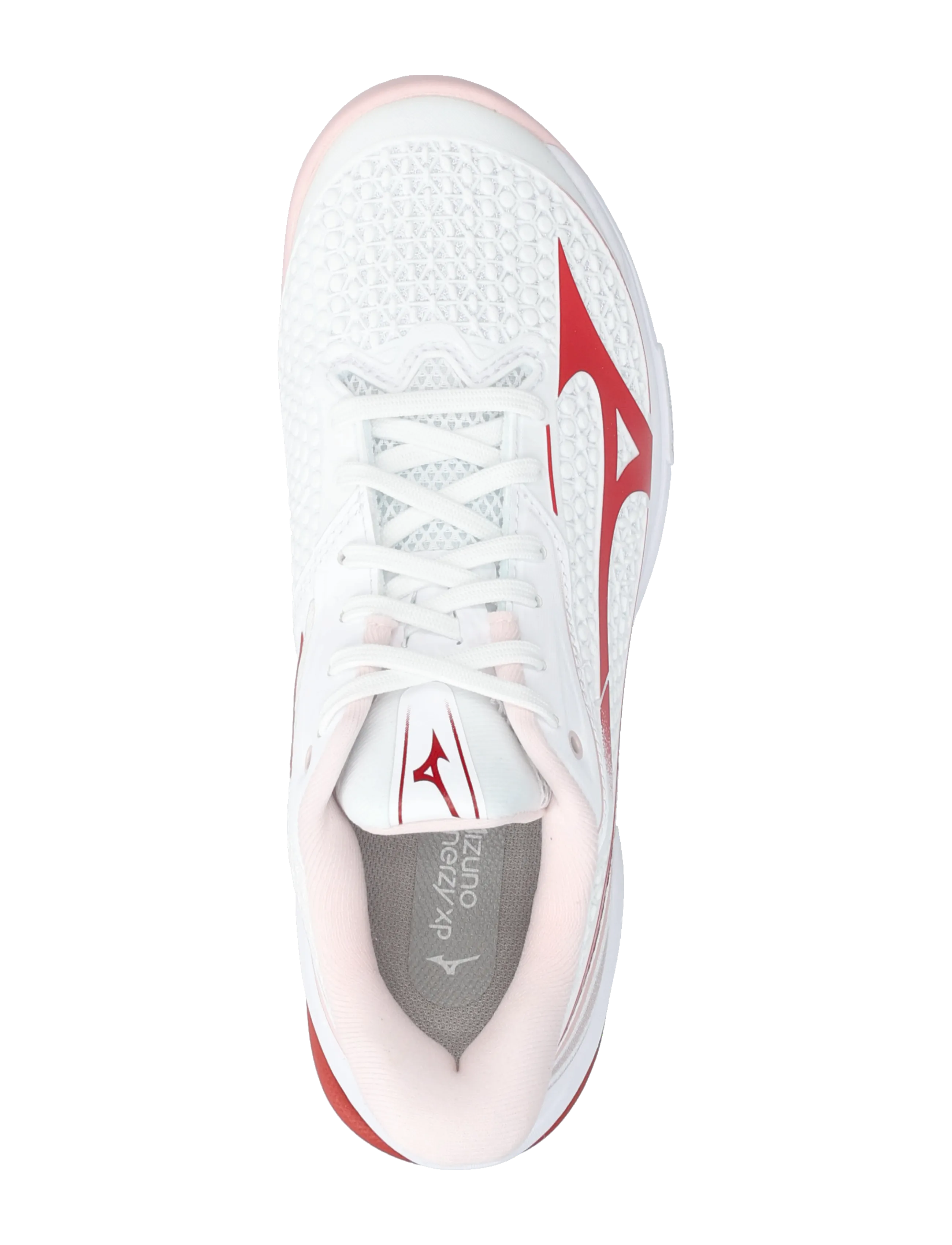 Mizuno - WAVE EXCEED TOUR 7 CC(W) - tennisskor - white/fiery red/pinkesque - 3