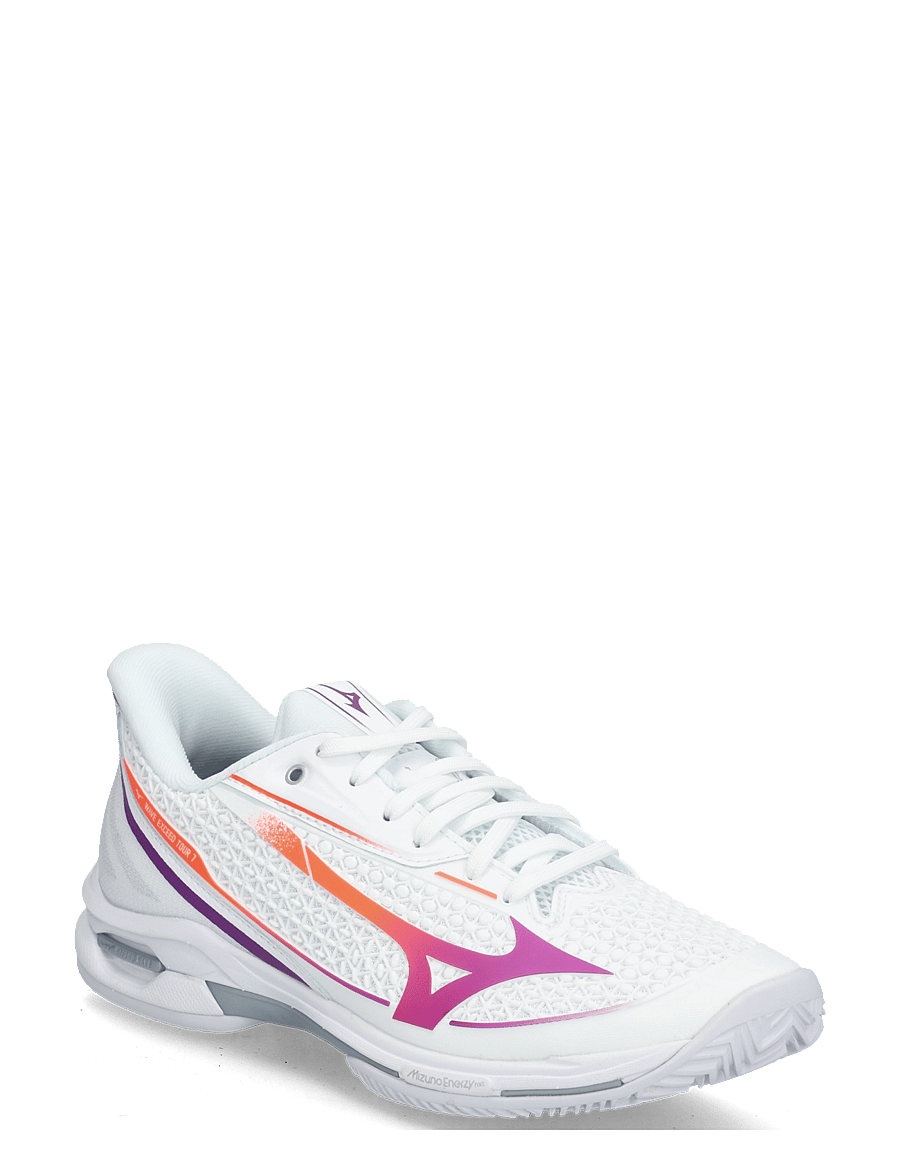 Mizuno - WAVE EXCEED TOUR 7 CC(W) - tennisschuhe - white/dahlia/lava orange - 0