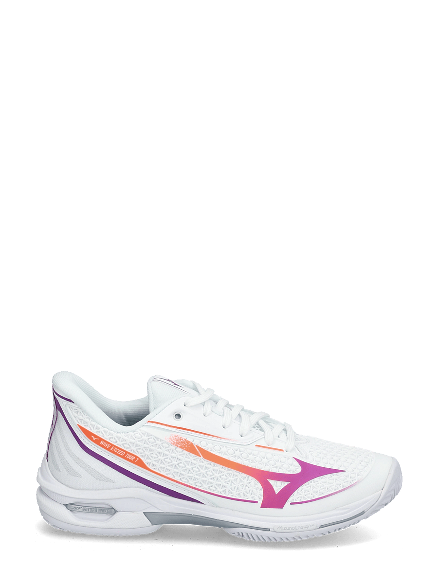 Mizuno - WAVE EXCEED TOUR 7 CC(W) - tennisschuhe - white/dahlia/lava orange - 2