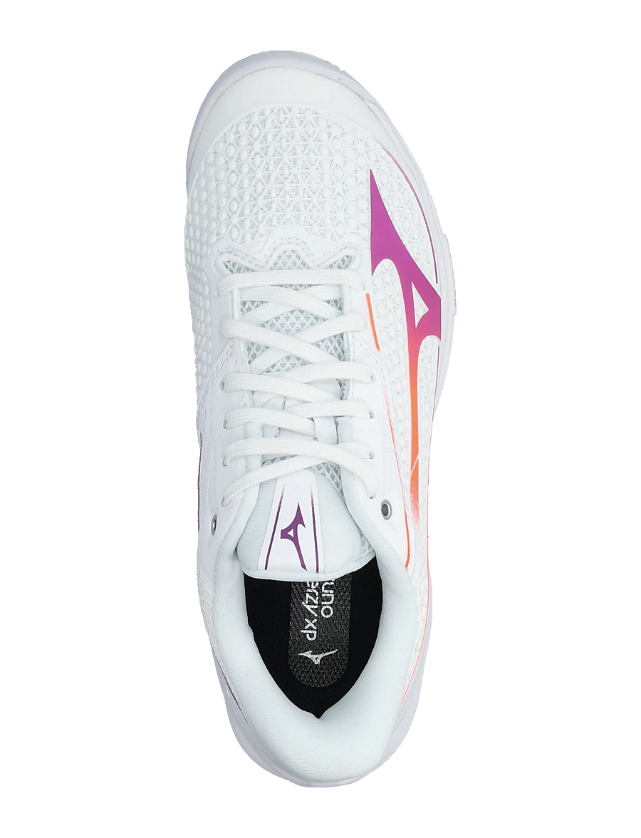 Mizuno - WAVE EXCEED TOUR 7 CC(W) - tennisschuhe - white/dahlia/lava orange - 3