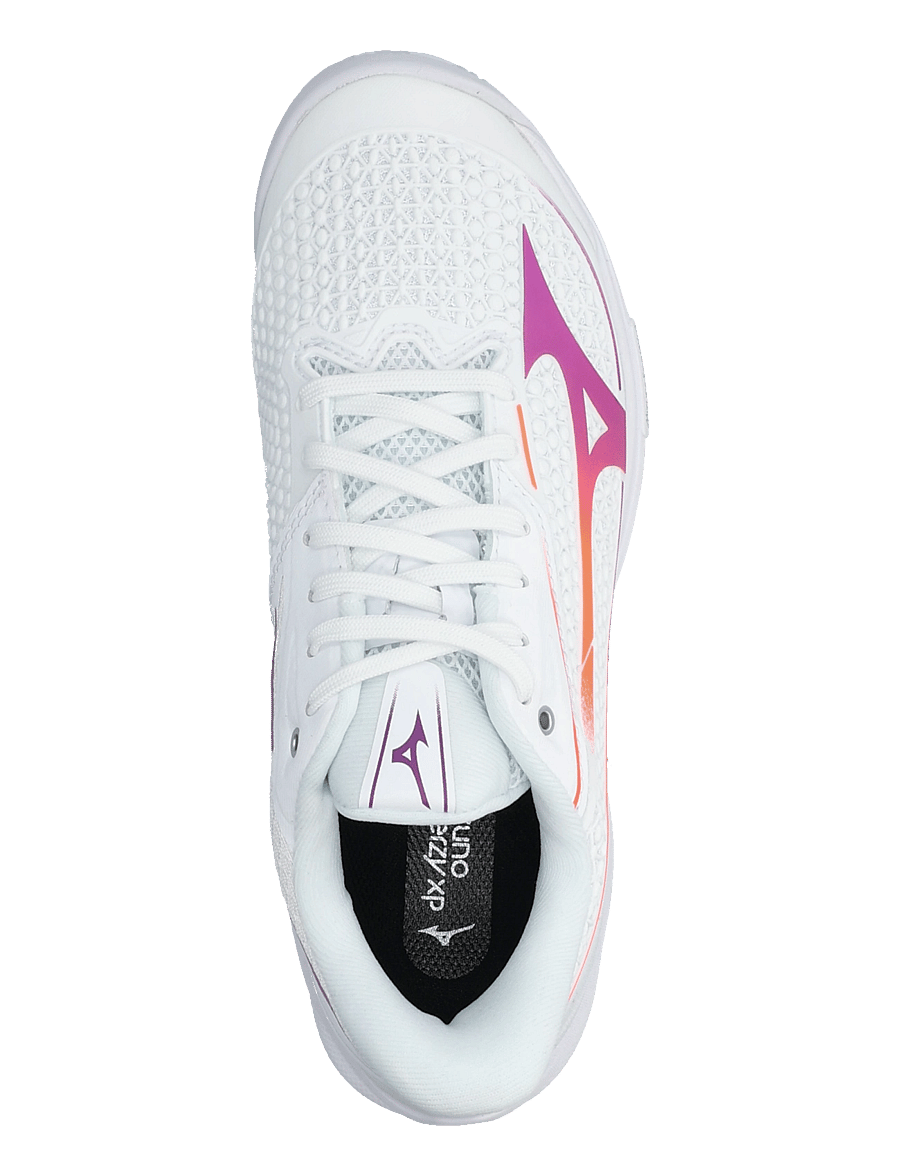Mizuno - WAVE EXCEED TOUR 7 CC(W) - tennisschuhe - white/dahlia/lava orange - 3