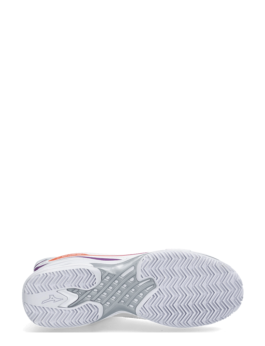 Mizuno - WAVE EXCEED TOUR 7 CC(W) - tennisschuhe - white/dahlia/lava orange - 4