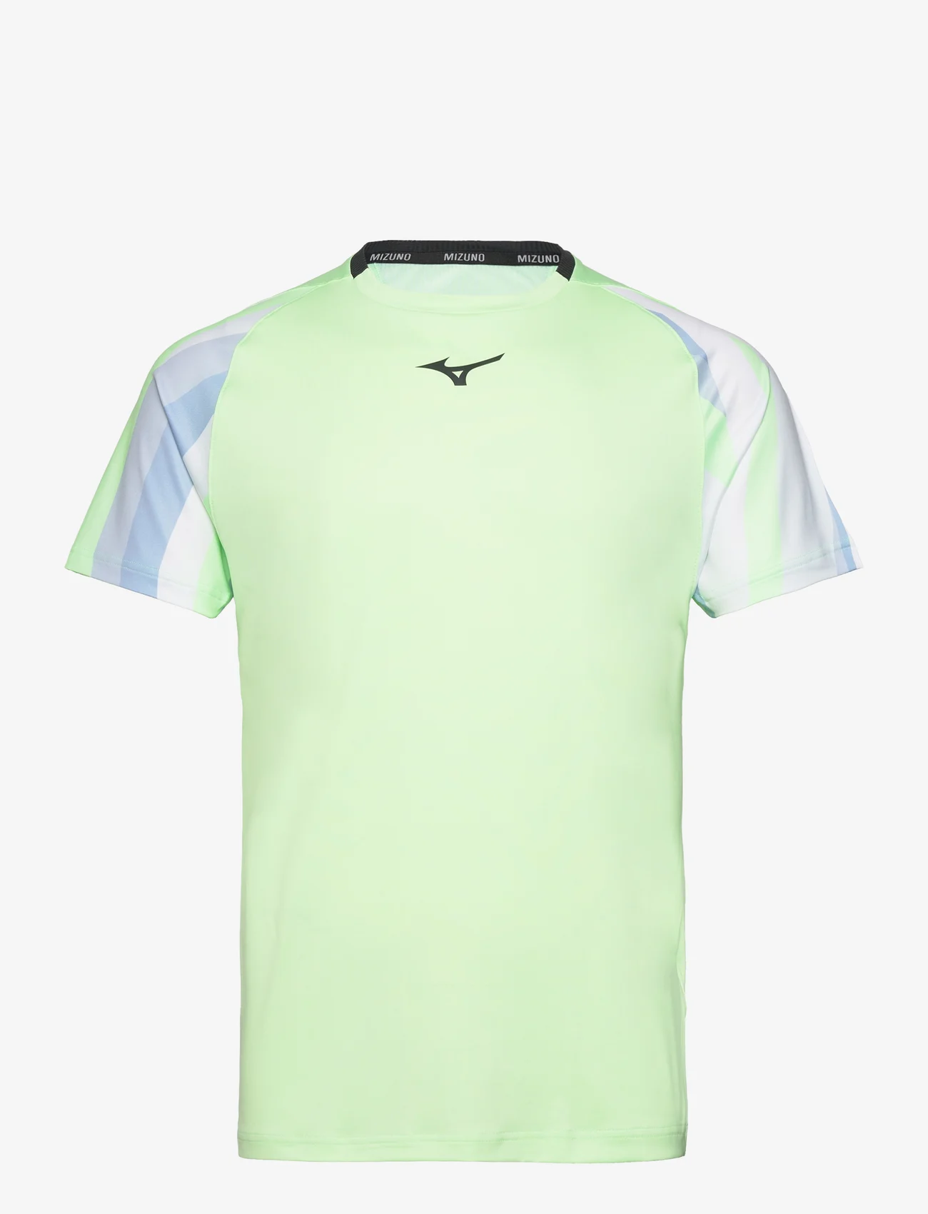 Mizuno - Release Shadow Tee - short-sleeved t-shirts - techno green - 0