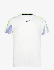 Mizuno - Release Shadow Tee - short-sleeved t-shirts - white - 0