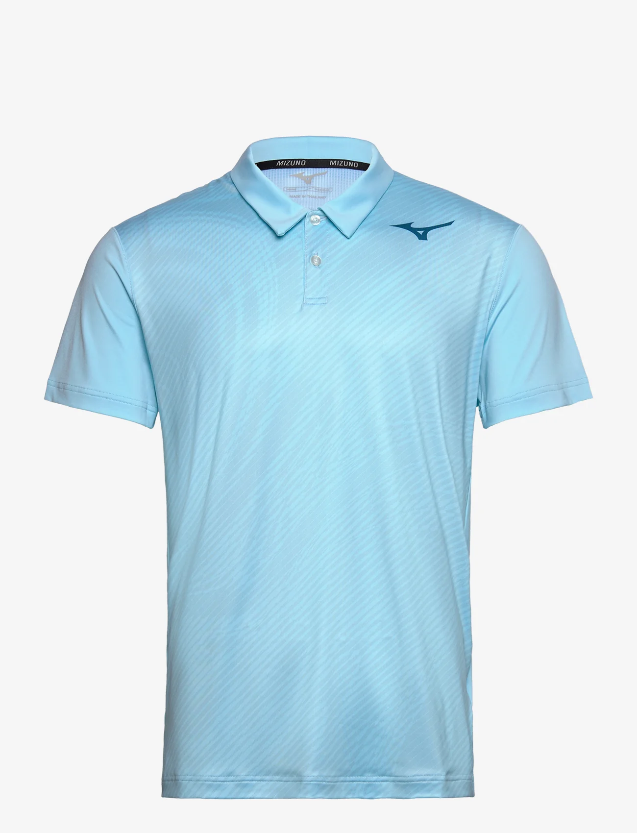 Mizuno - Charge Shadow Polo(M) - polo marškinėliai trumpomis rankovėmis - blue glow - 0