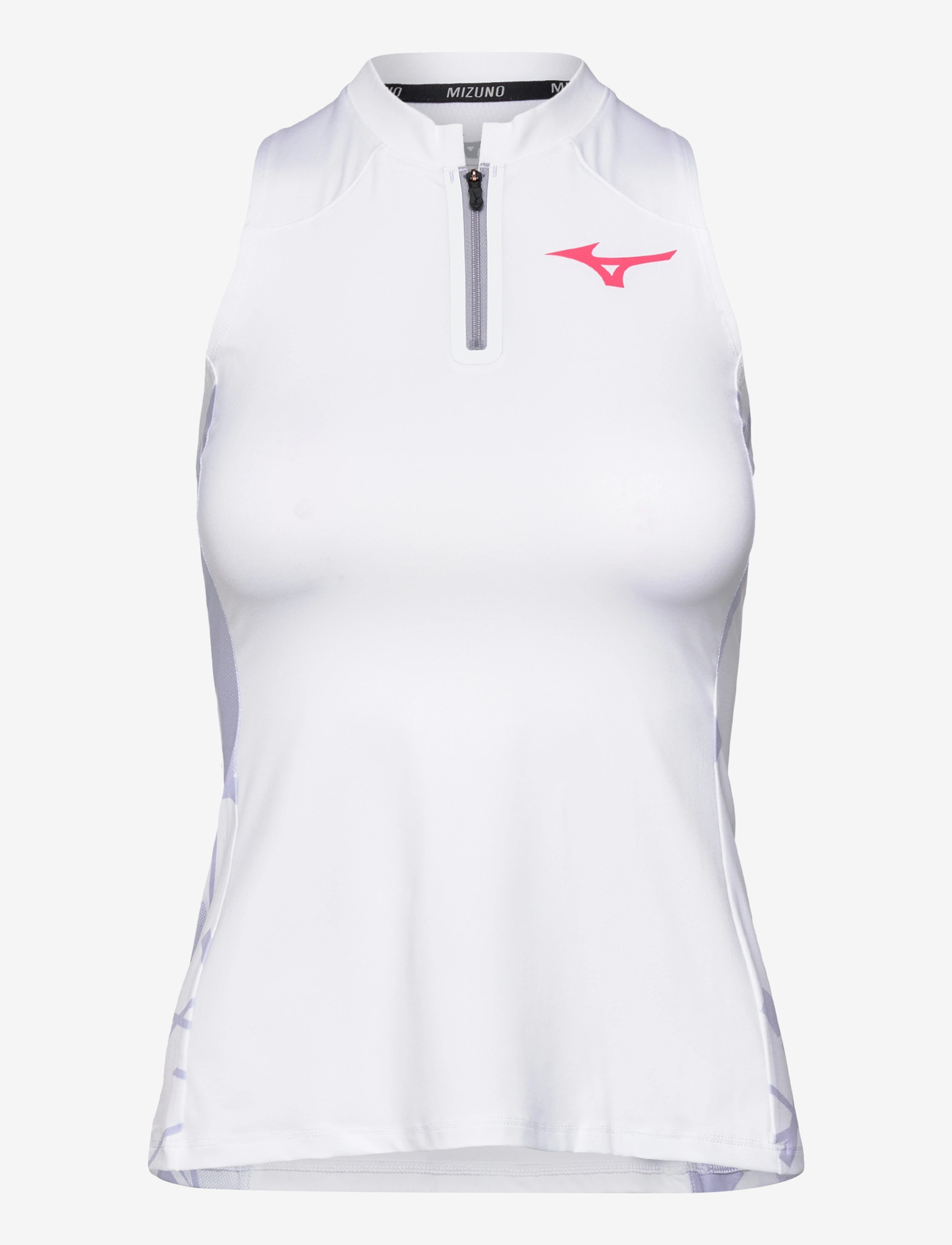 Mizuno - Daybreakers Printed Tank(W) - tank tops - white / icelandic blue - 0