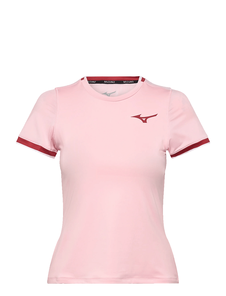 Mizuno - Stargazer Short Sleeve Tee W - t-särgid - pinkesque - 0