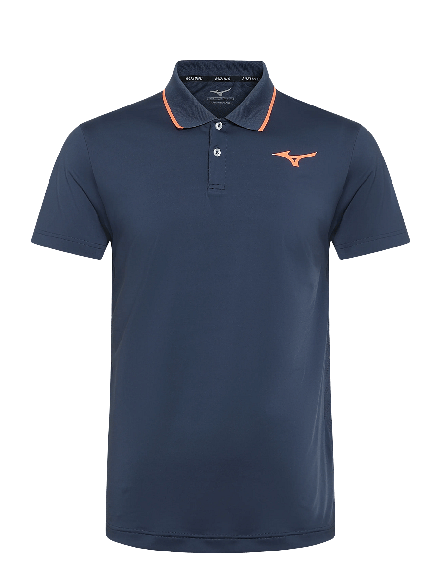 Mizuno - Tennis Short Sleeve Polo - poloer - insigna blue - 0
