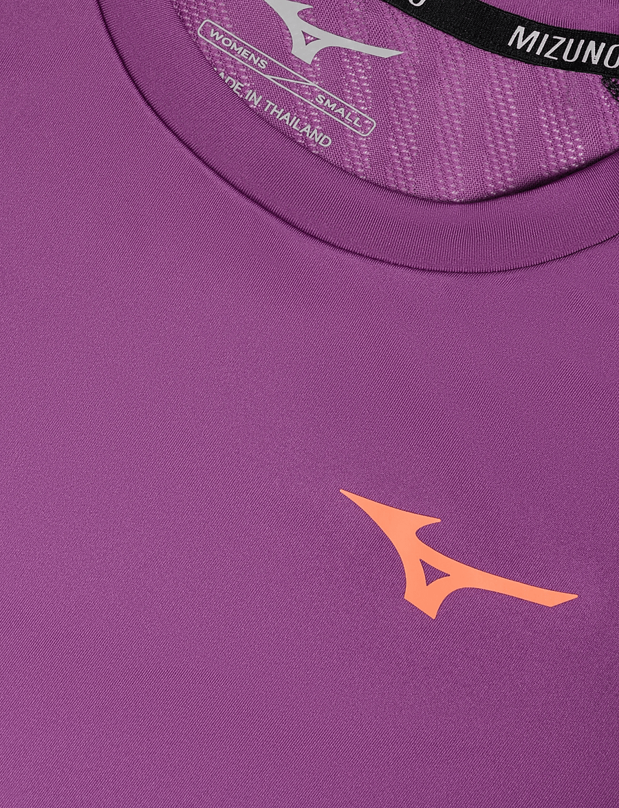 Mizuno - Tennis Short Sleeve Tee - t-shirts - dahlia - 2