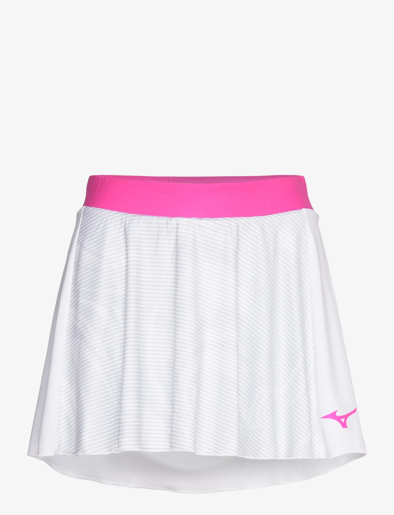 Mizuno - Charge Printed Flying Skirt(W) - plisseskjørt - white - 0