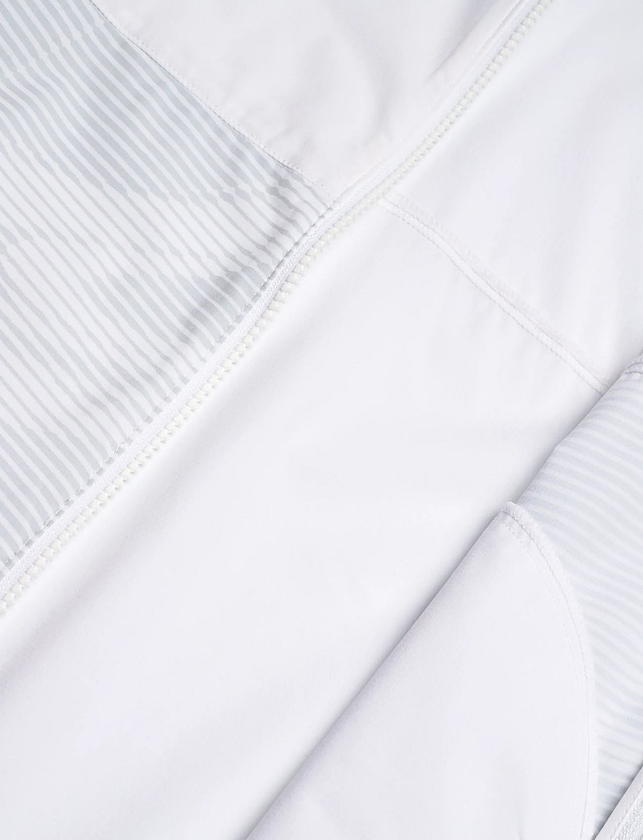 Mizuno - Charge Printed Jacket(W) - träningsjackor - white - 4